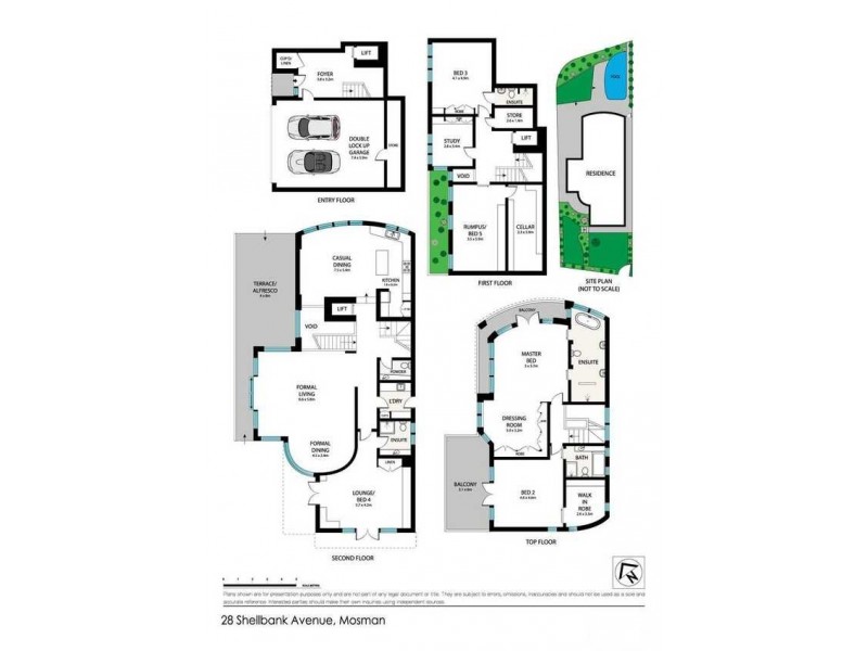 28 Shellbank Avenue, Mosman NSW 2088 Floorplan