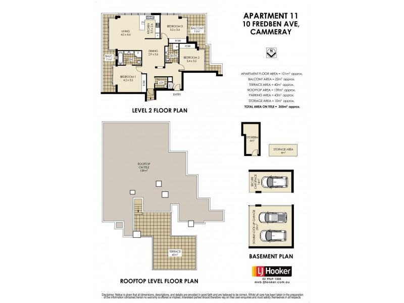 11/10 Fredben Avenue, Cammeray NSW 2062 Floorplan
