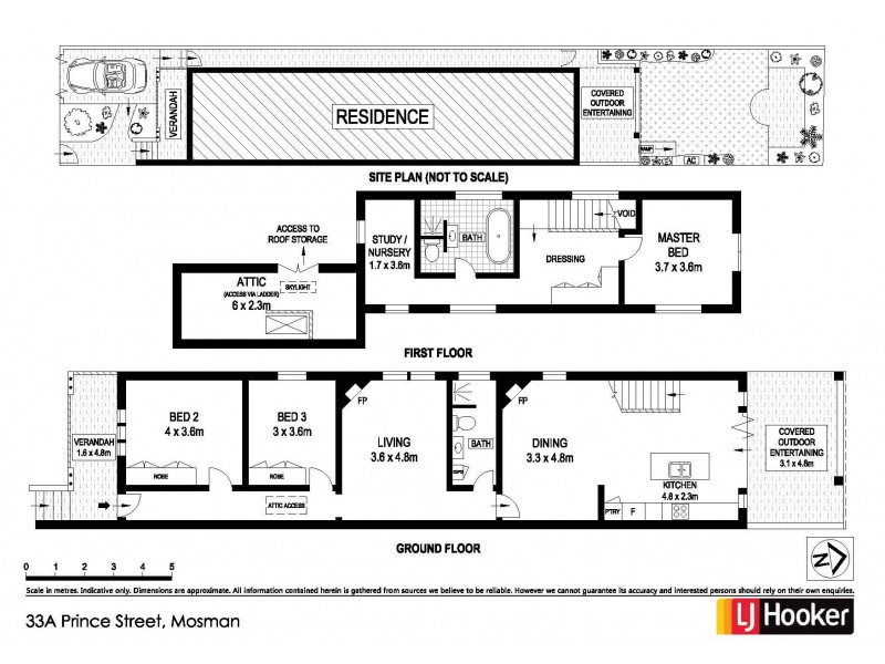 33A Prince Street, Mosman NSW 2088 Floorplan