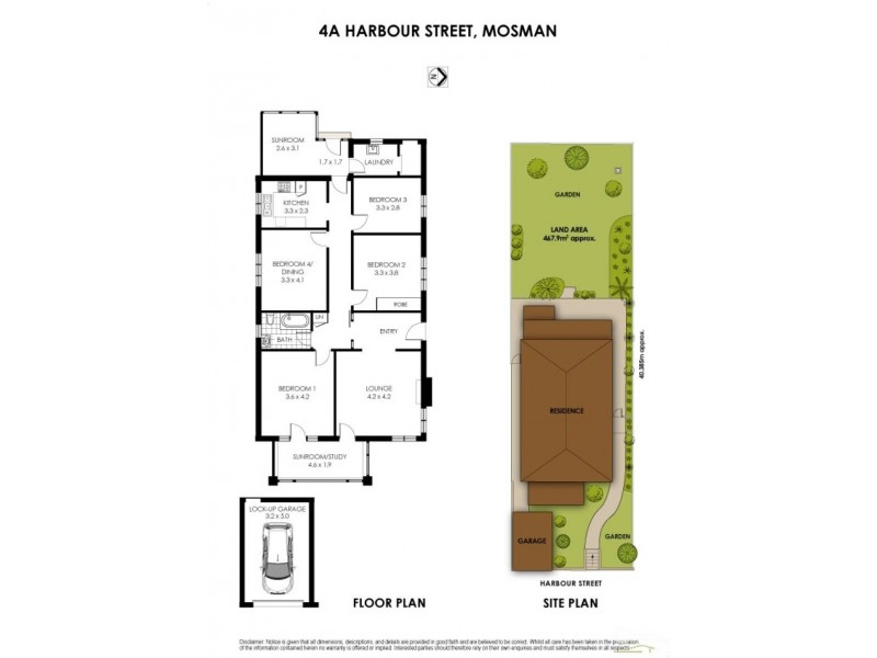 4a Harbour Street, Mosman NSW 2088 Floorplan