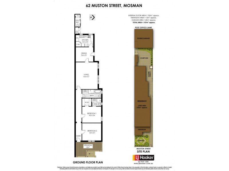 62 Muston Street, Mosman NSW 2088 Floorplan