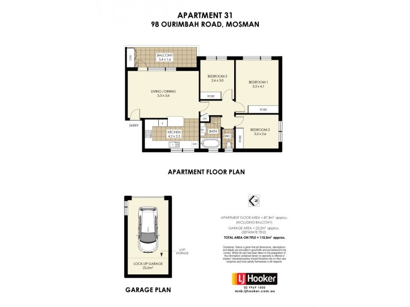 31/98 Ourimbah Road, Mosman NSW 2088 Floorplan
