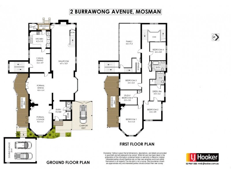 2 Burrawong Avenue, Mosman NSW 2088 Floorplan