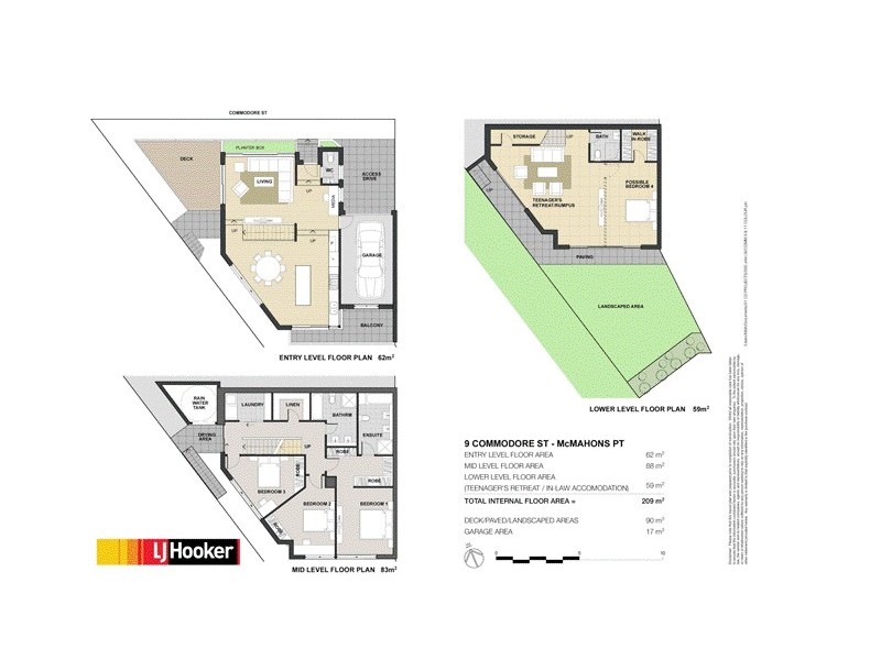 9 Commodore Street, Mcmahons Point NSW 2060 Floorplan