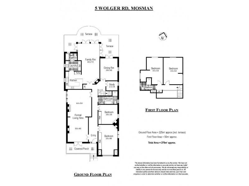 5 Wolger Road, Mosman NSW 2088 Floorplan