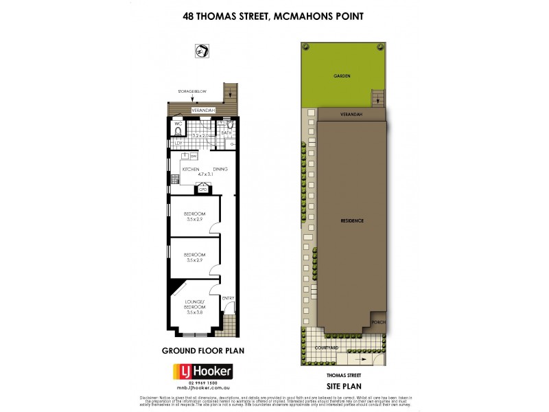48 Thomas Street, Mcmahons Point NSW 2060 Floorplan
