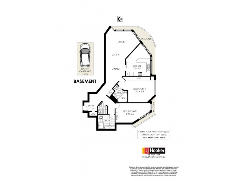 603/38 Alfred Street, Milsons Point NSW 2061 Floorplan