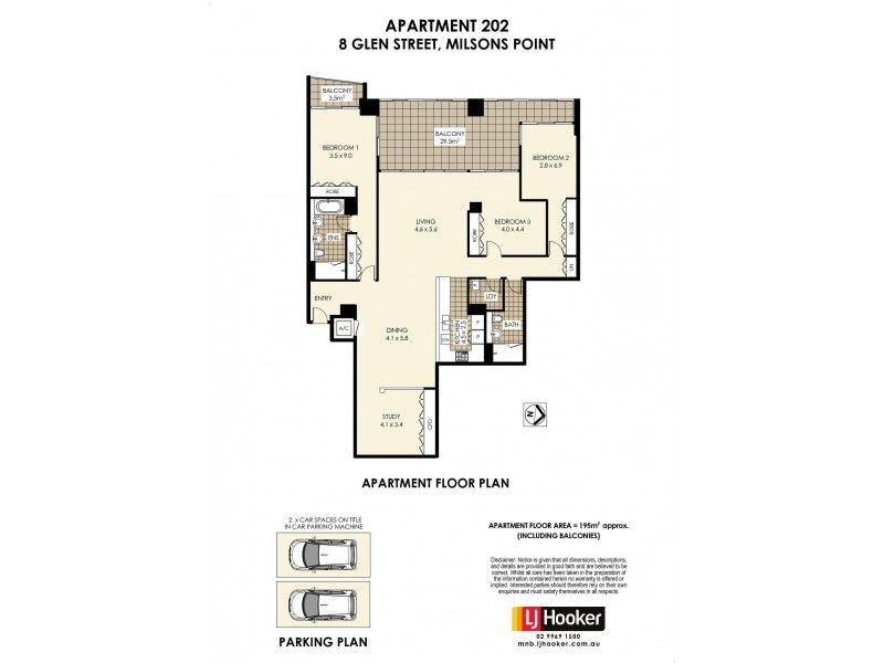 202/8 Glen Street, Milsons Point NSW 2061 Floorplan