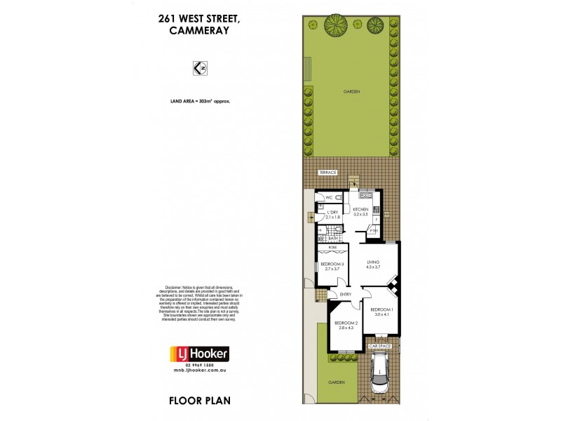 261 West Street, Cammeray NSW 2062 Floorplan