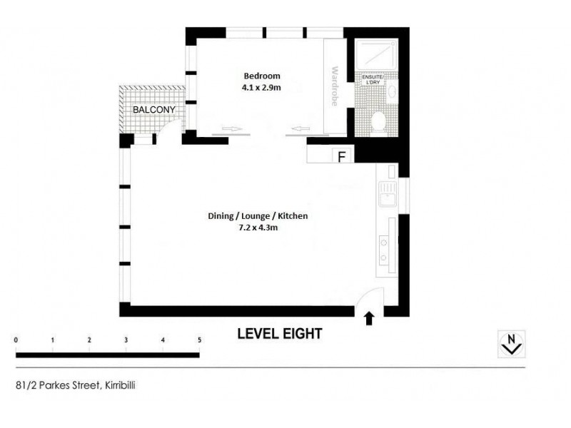 81/2 Parkes Street, Kirribilli NSW 2061 Floorplan