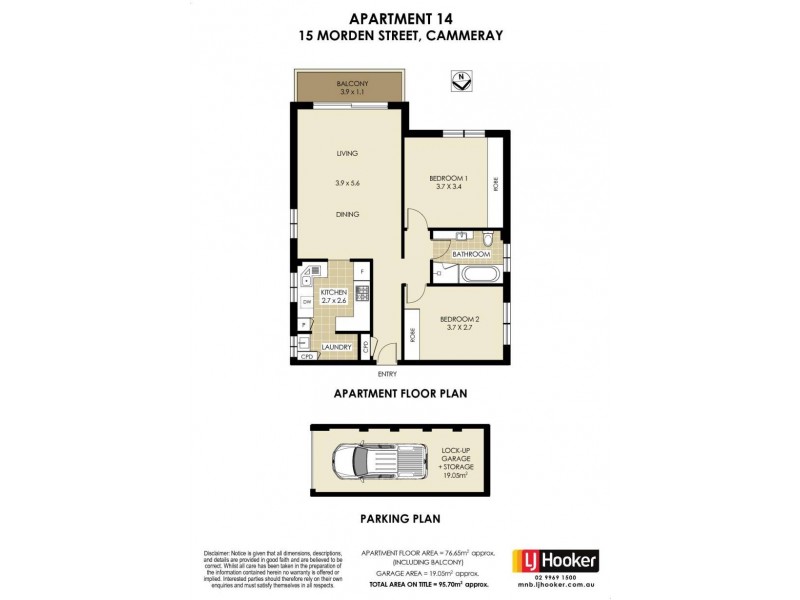14/15 Morden Street, Cammeray NSW 2062 Floorplan