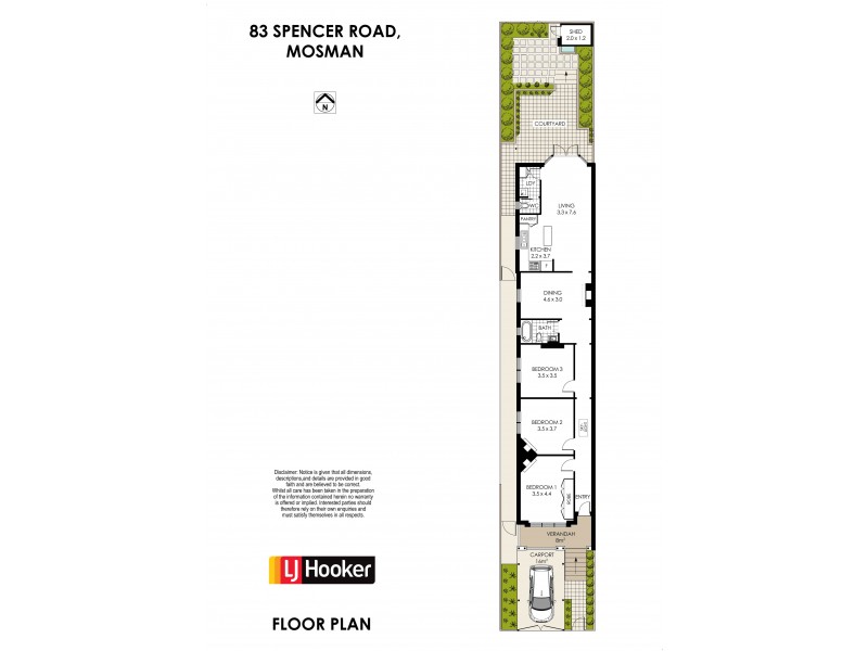 83 Spencer Road, Mosman NSW 2088 Floorplan