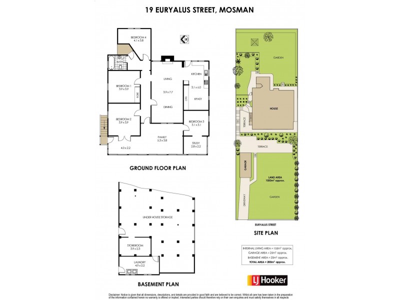 19 Euryalus Street, Mosman NSW 2088 Floorplan