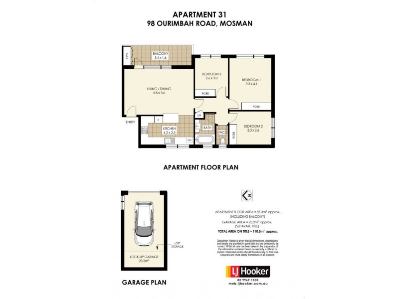 31/98 Ourimbah Road, Mosman NSW 2088 Floorplan