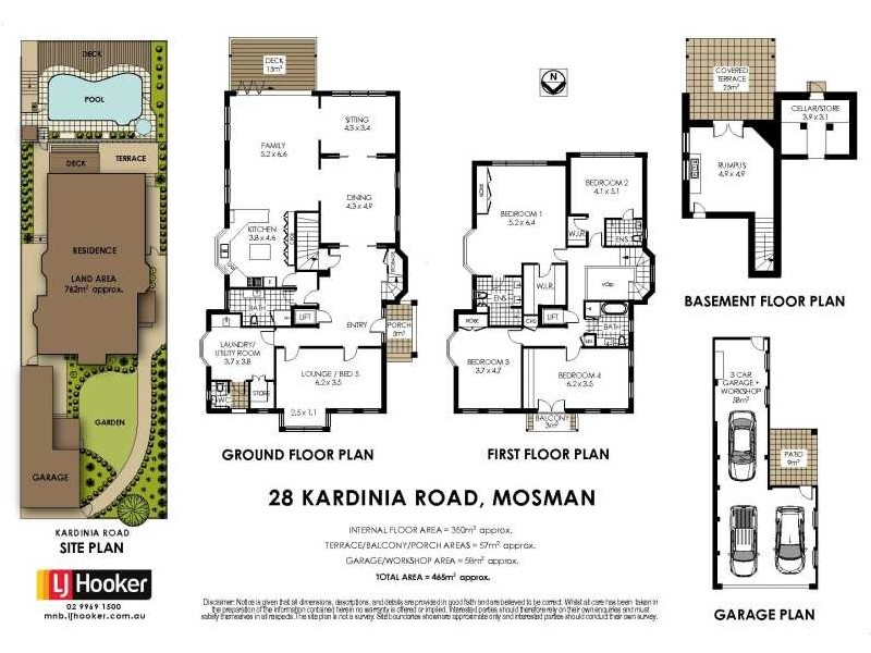 28 Kardinia Road, Mosman NSW 2088 Floorplan