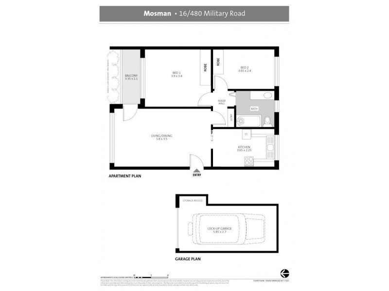 16/480 Military Road, Mosman NSW 2088 Floorplan