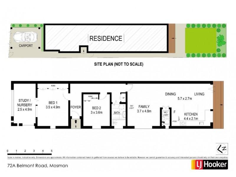 72a Belmont Road, Mosman NSW 2088 Floorplan
