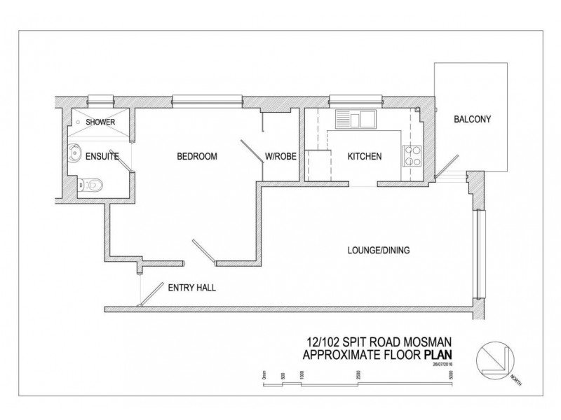 12/102 Spit Road, Mosman NSW 2088 Floorplan