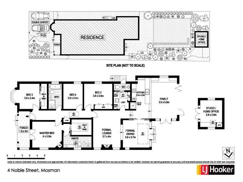 4 Noble Street, Mosman NSW 2088 Floorplan