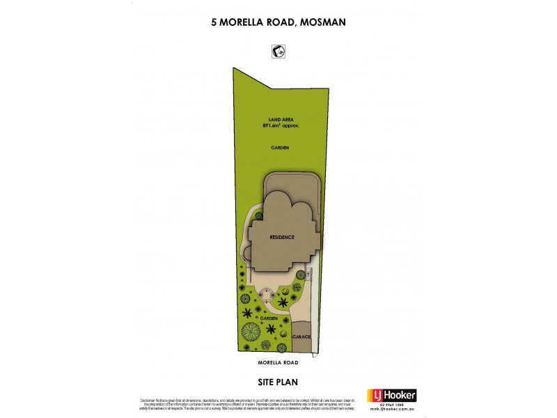 5 Morella Road, Mosman NSW 2088 Floorplan