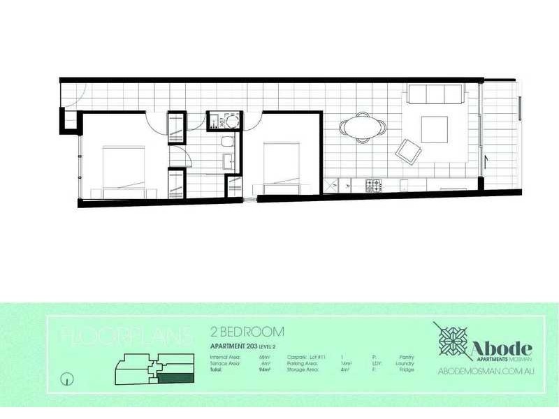 11/705 Military Road, Mosman NSW 2088 Floorplan