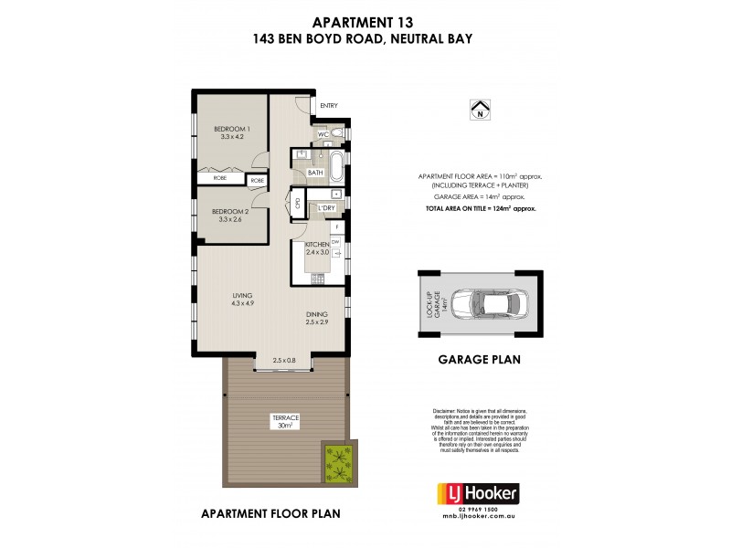 13/143 Ben Boyd Road, Neutral Bay NSW 2089 Floorplan