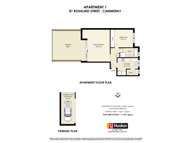 1/81 Rosalind Street, Cammeray NSW 2062 Floorplan