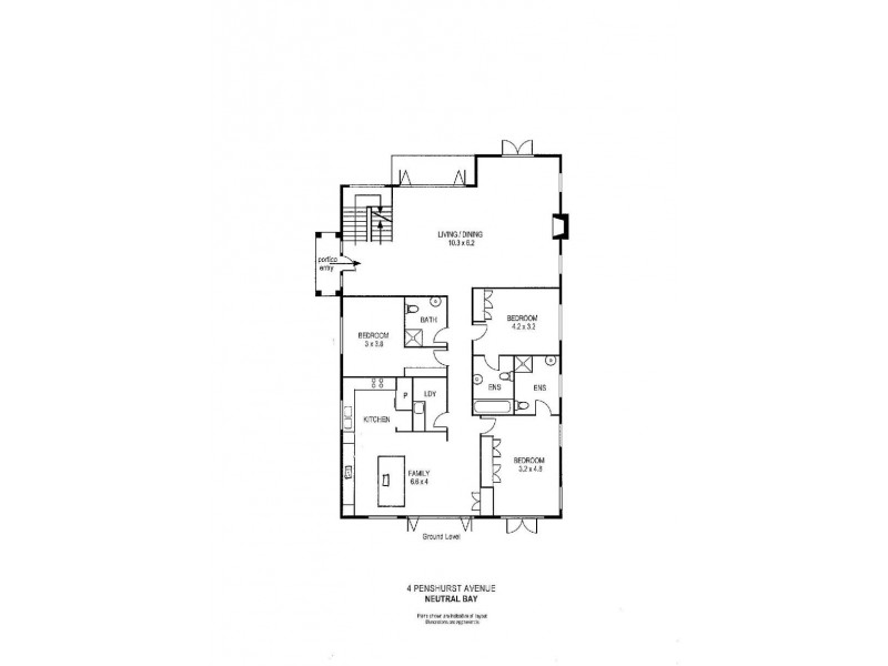 4 Penshurst Avenue, Neutral Bay NSW 2089 Floorplan