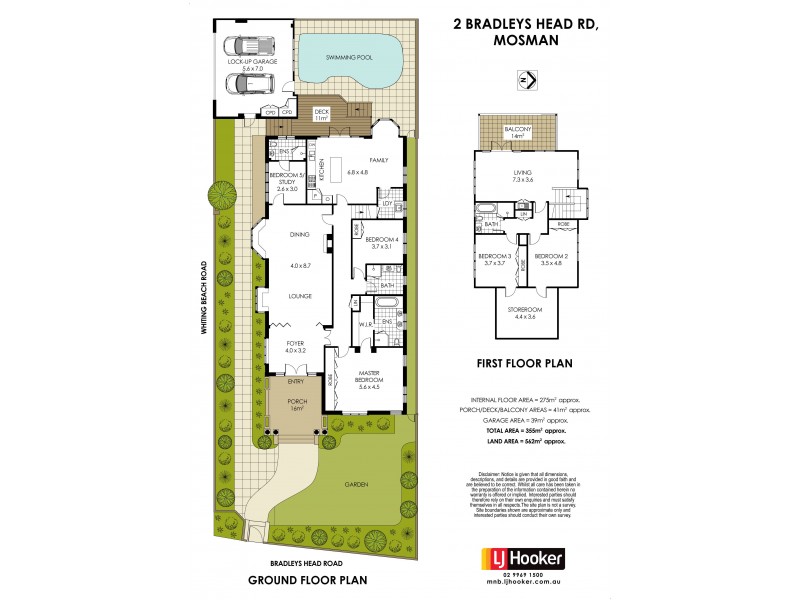 2 Bradleys Head Road, Mosman NSW 2088 Floorplan