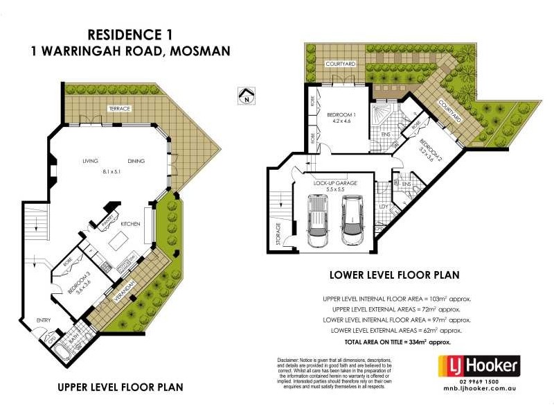 1/1 Warringah Road, Mosman NSW 2088 Floorplan