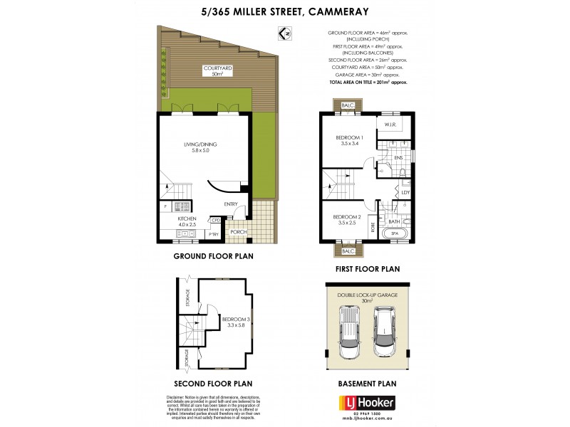 5/365 Miller Street, Cammeray NSW 2062 Floorplan