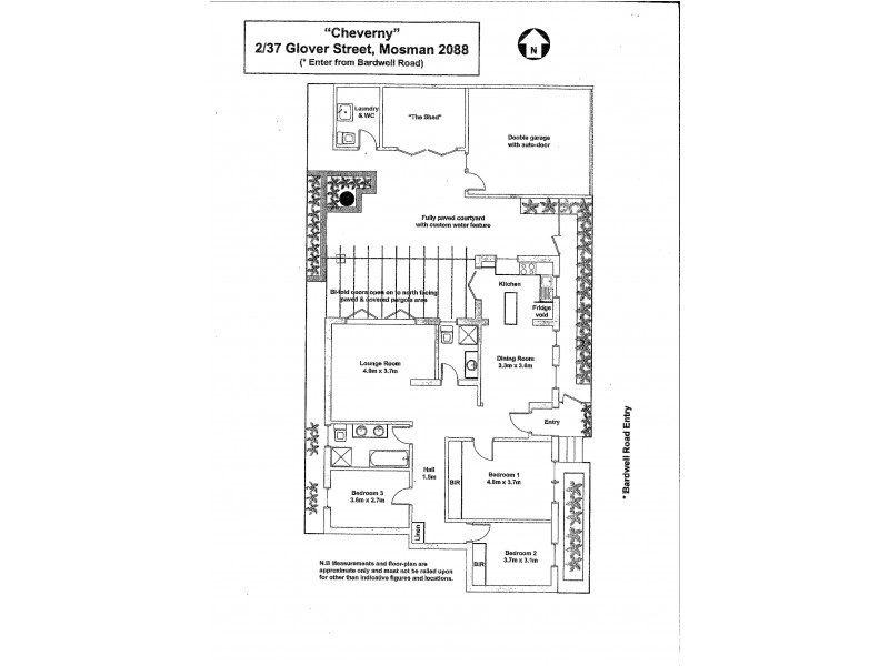 37 Glover Street, Mosman NSW 2088 Floorplan