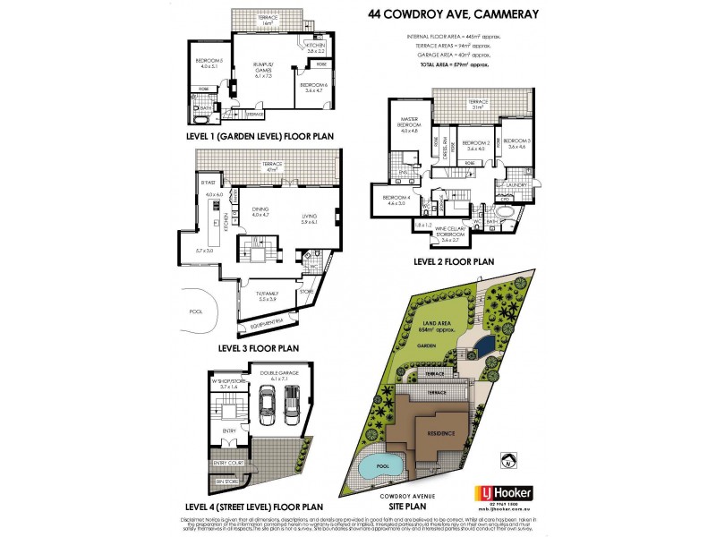 44 Cowdroy Avenue, Cammeray NSW 2062 Floorplan
