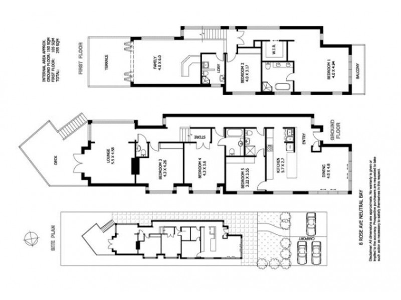 8 Rose Avenue, Neutral Bay NSW 2089 Floorplan