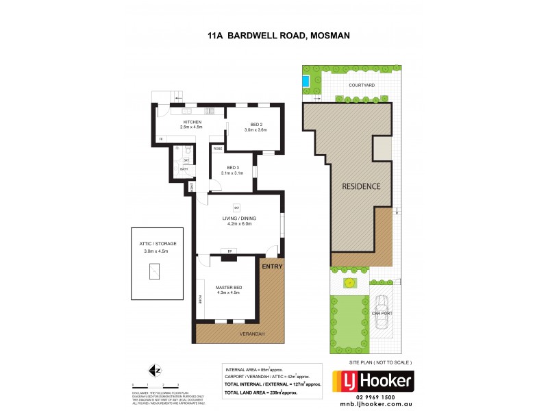 11A Bardwell Road, Mosman NSW 2088 Floorplan