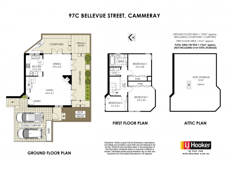 97c Bellevue Street, Cammeray NSW 2062 Floorplan