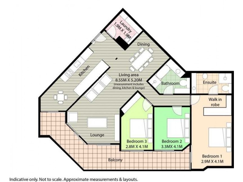 17/1 Harbourview Crescent, Milsons Point NSW 2061 Floorplan