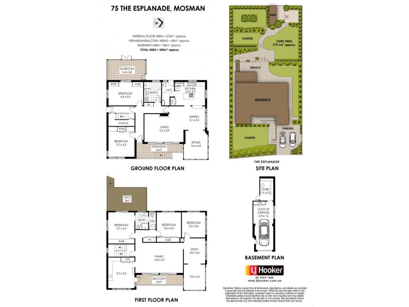 75 The Esplanade, Mosman NSW 2088 Floorplan