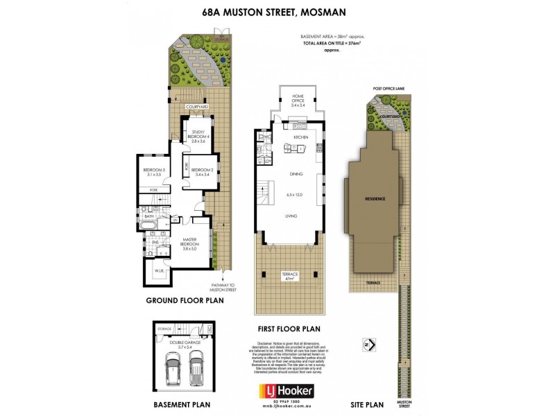 68a Muston Street, Mosman NSW 2088 Floorplan