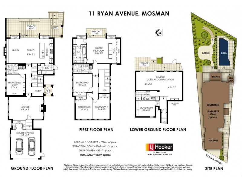 11 Ryan Avenue, Mosman NSW 2088 Floorplan