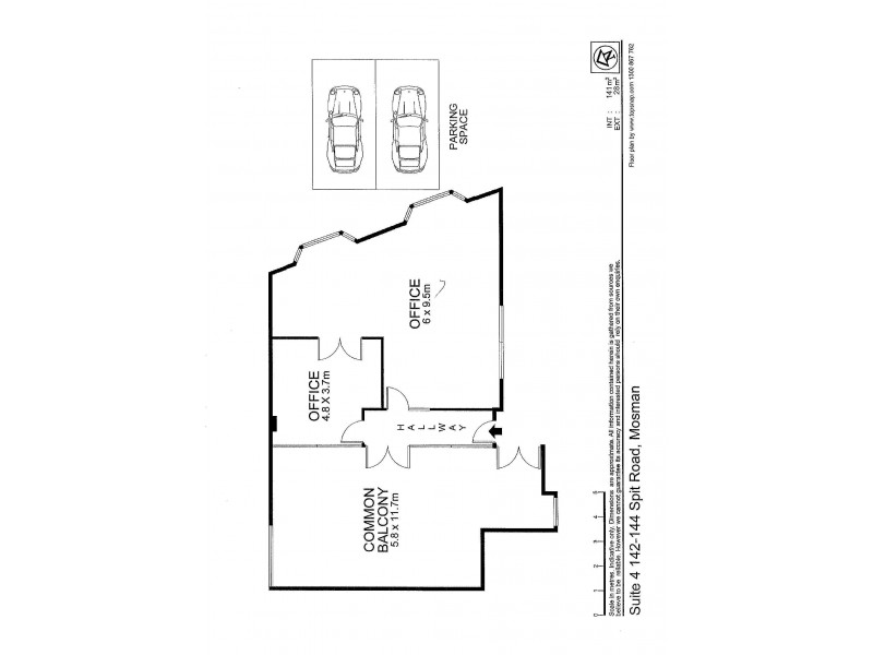 Suite 4/142-144 Spit Road, Mosman NSW 2088 Floorplan