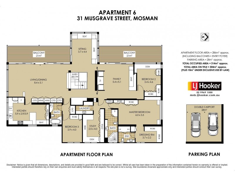 6/31 Musgrave Street, Mosman NSW 2088 Floorplan