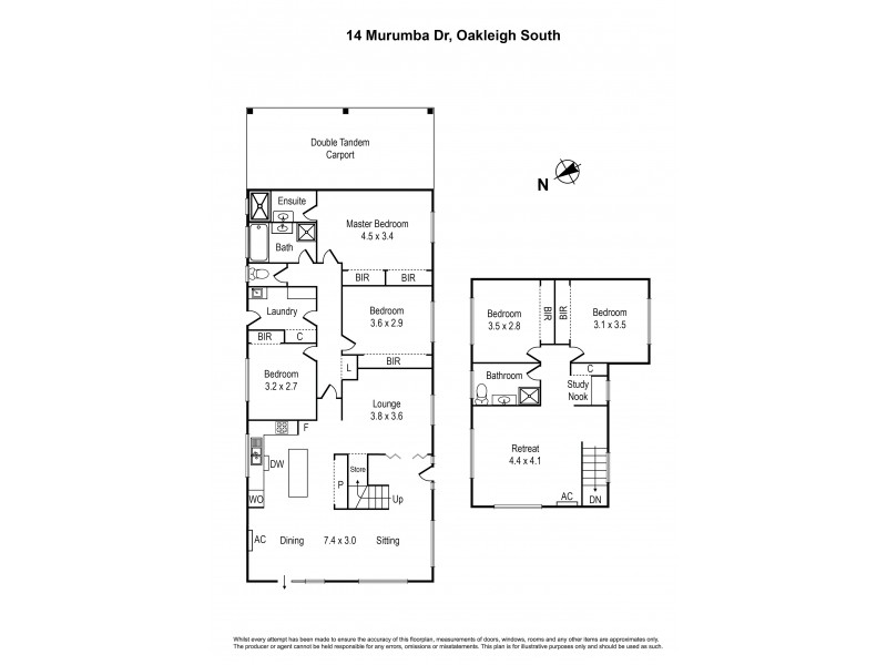 14 Murumba Drive, Oakleigh South VIC 3167 Floorplan