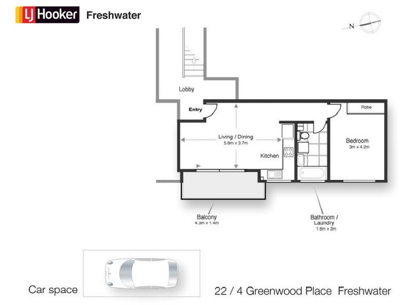 22/4 Greenwood Place, Freshwater NSW 2096