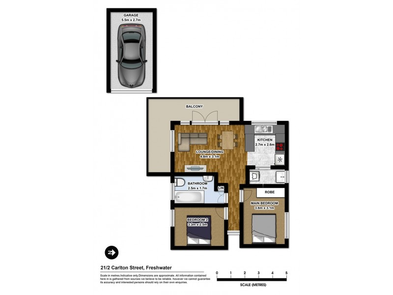 21/2 Carlton Street, Freshwater NSW 2096 Floorplan