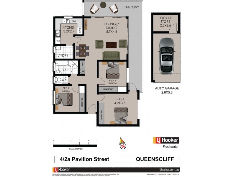 4/2a Pavilion Street, Queenscliff NSW 2096 Floorplan