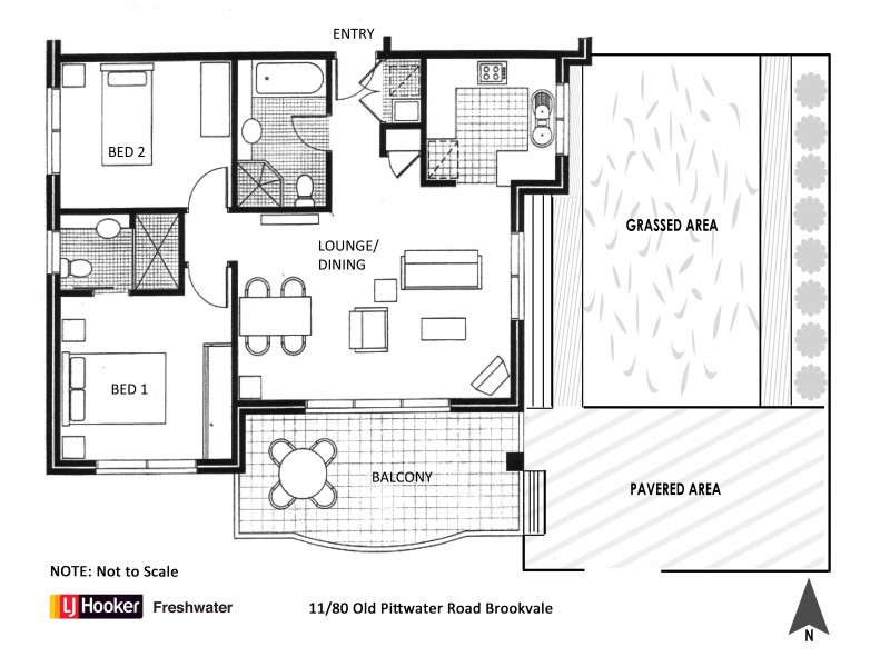 11/80 Old Pittwater Road, Brookvale NSW 2100 Floorplan