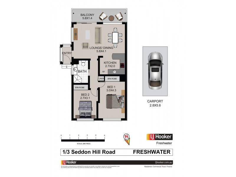 1/3 Seddon Hill Road, Freshwater NSW 2096 Floorplan