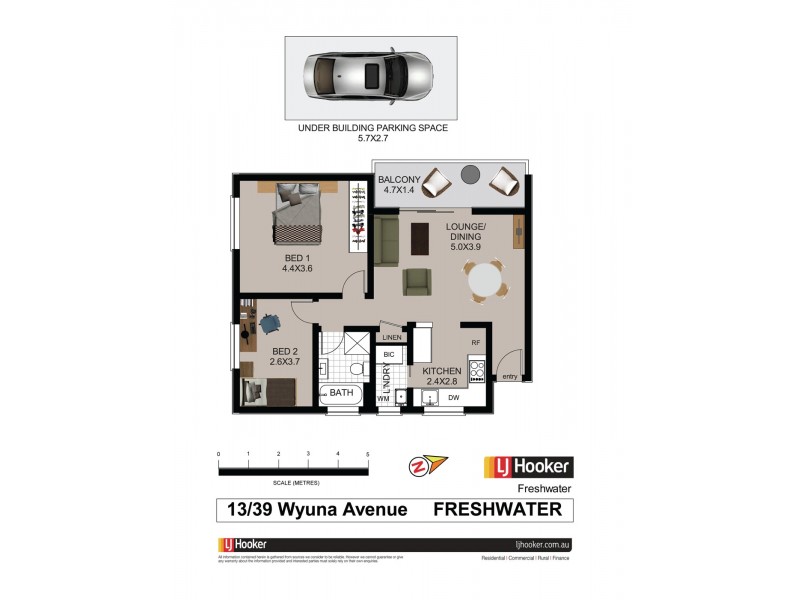 13/39 Wyuna Avenue, Freshwater NSW 2096 Floorplan