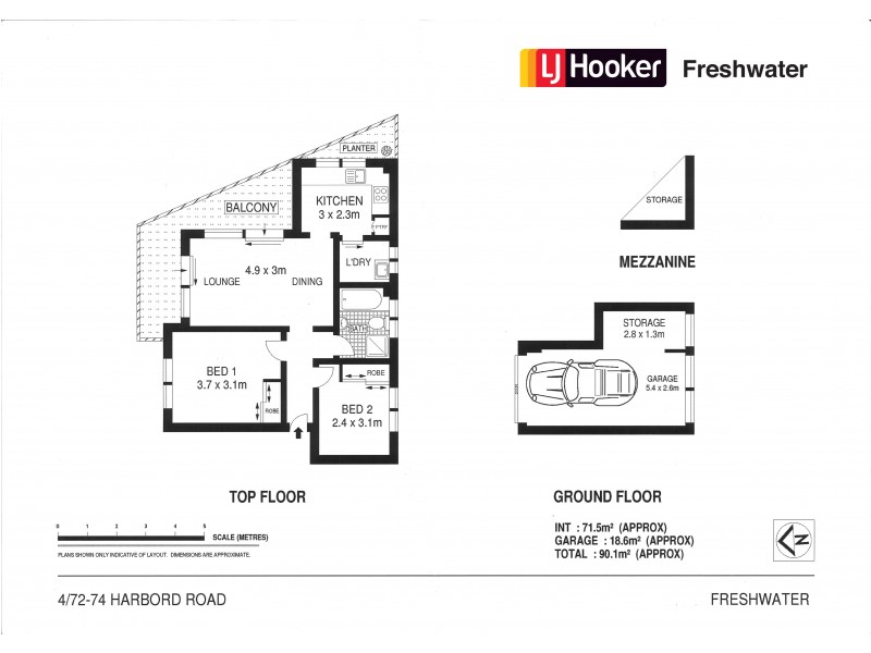 4/72 Harbord Road, Freshwater NSW 2096 Floorplan